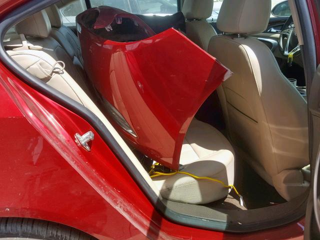 2G4GS5EV6D9250070 - 2013 BUICK REGAL PREM RED photo 6