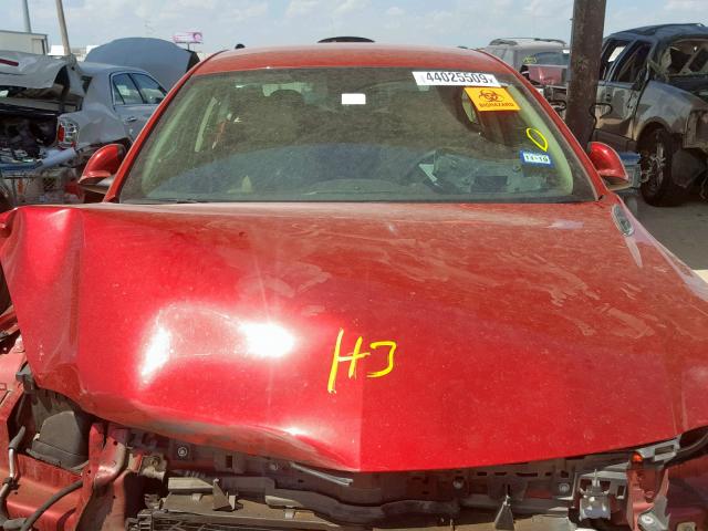 2G4GS5EV6D9250070 - 2013 BUICK REGAL PREM RED photo 7