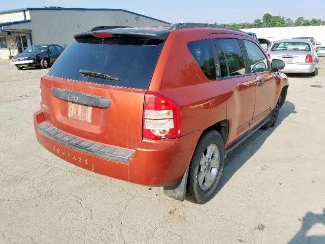 1J4FF47B89D213589 - 2009 JEEP COMPASS SP ნარინჯისფერი ფოტო 4