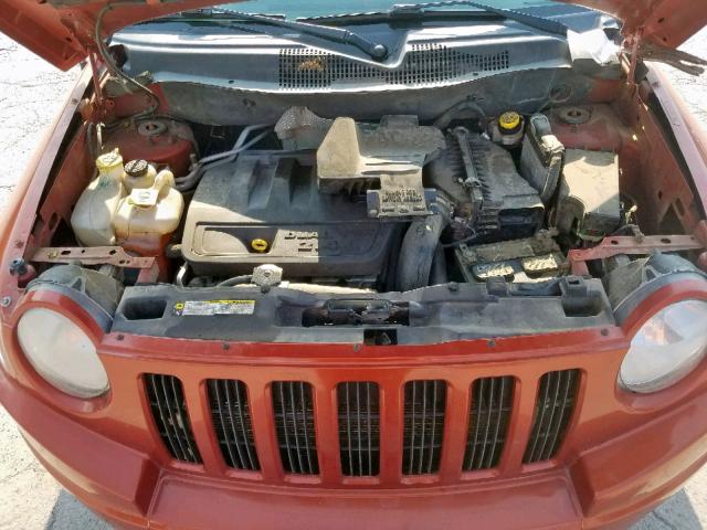 1J4FF47B89D213589 - 2009 JEEP COMPASS SP ნარინჯისფერი ფოტო 7