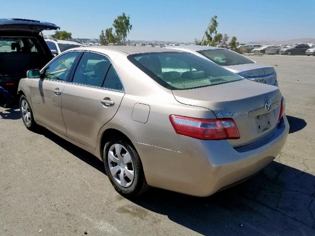 4T1BE46K57U098287 - 2007 TOYOTA CAMRY NEW GOLD photo 3