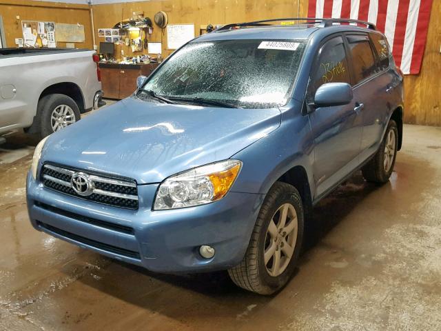 JTMBD31V775051355 - 2007 TOYOTA RAV4 LIMIT BLUE photo 2