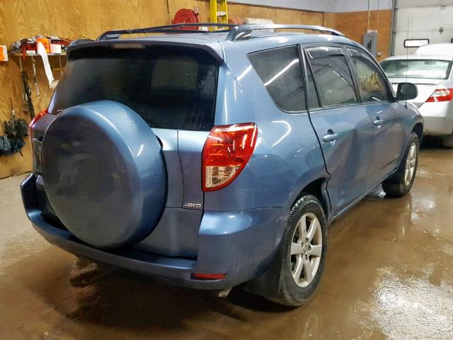 JTMBD31V775051355 - 2007 TOYOTA RAV4 LIMIT BLUE photo 4