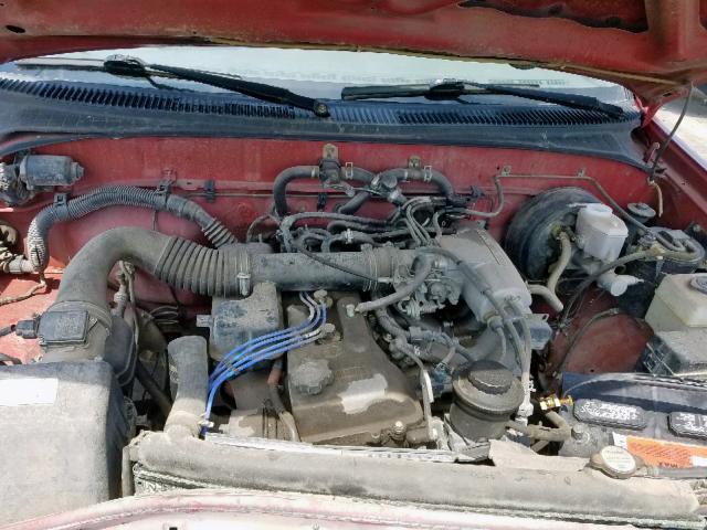 JT4UD10D7S0003771 - 1995 TOYOTA T100 RED photo 7