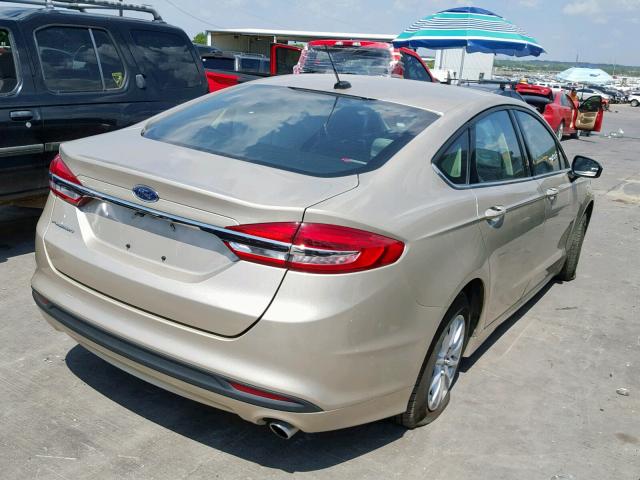 3FA6P0G75JR239916 - 2018 FORD FUSION S TAN photo 4