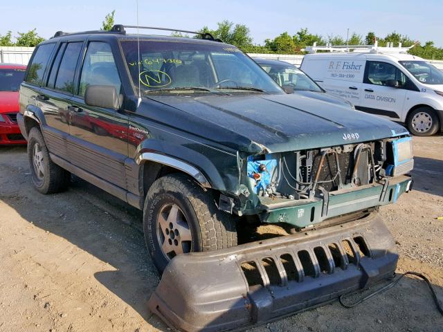 1J4GZ58S0SC647310 - 1995 JEEP GRAND CHER GREEN photo 1