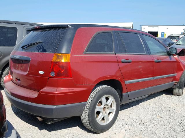 2A4GM48416R620866 - 2006 CHRYSLER PACIFICA MAROON photo 4