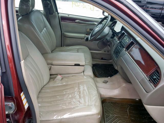 1LNHM81WX4Y614145 - 2004 LINCOLN TOWN CAR E RED photo 5