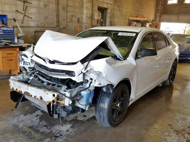 1G1ZA5E09AF255747 - 2010 CHEVROLET MALIBU LS WHITE photo 2