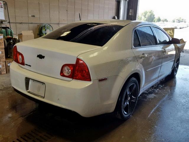 1G1ZA5E09AF255747 - 2010 CHEVROLET MALIBU LS WHITE photo 4