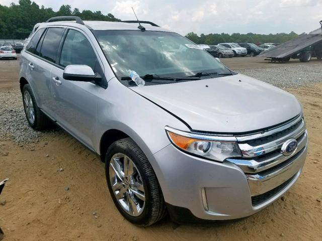 2FMDK3JCXDBA47266 - 2013 FORD EDGE SEL SILVER photo 1