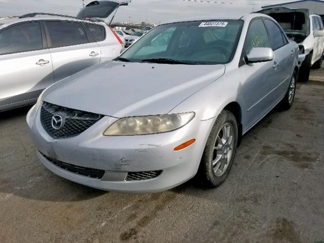 1YVFP80C745N17670 - 2004 MAZDA 6 I SILVER photo 2