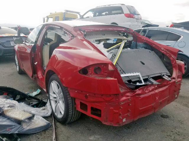 5YJSA1S10EFP56244 - 2014 TESLA MODEL S წითელი ფოტო 3