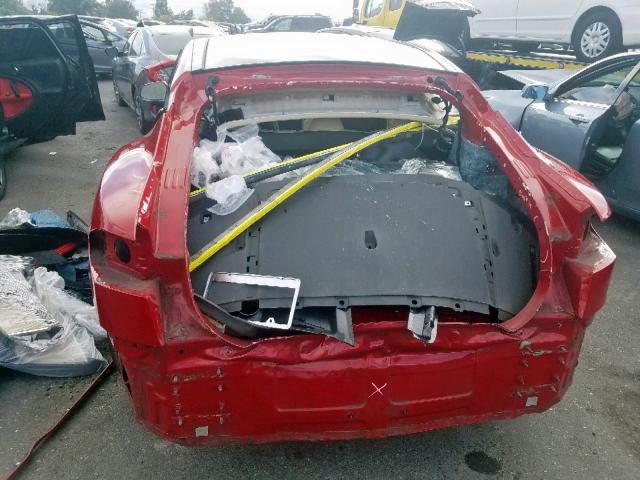 5YJSA1S10EFP56244 - 2014 TESLA MODEL S წითელი ფოტო 9