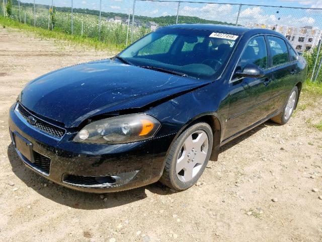 2G1WD58C079140472 - 2007 CHEVROLET IMPALA SUP შავი ფოტო 2