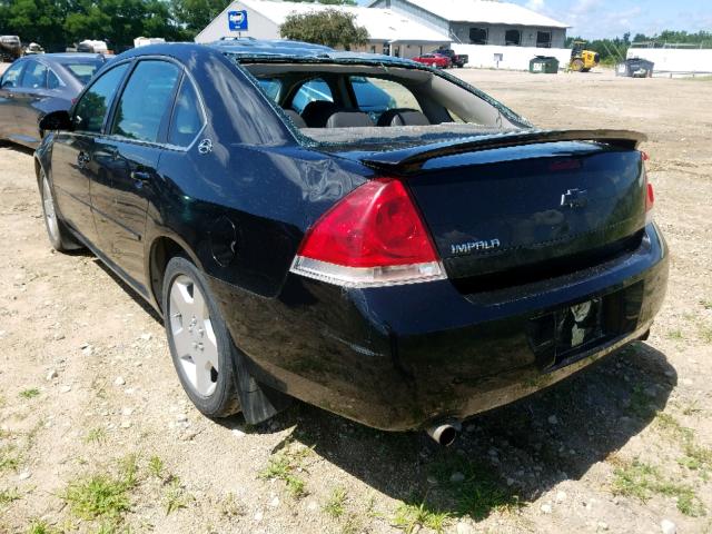 2G1WD58C079140472 - 2007 CHEVROLET IMPALA SUP შავი ფოტო 3