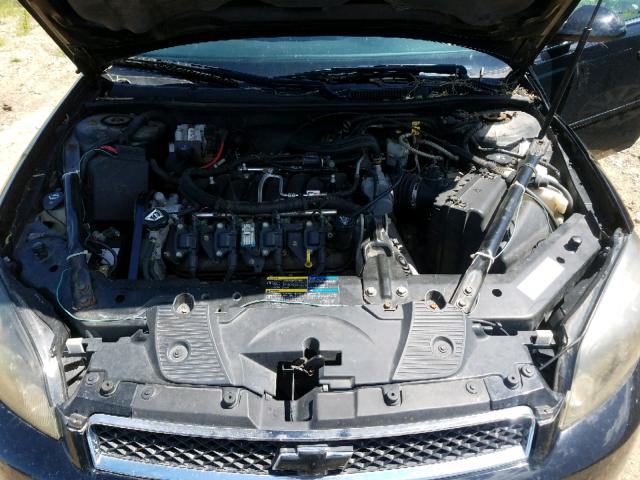 2G1WD58C079140472 - 2007 CHEVROLET IMPALA SUP შავი ფოტო 7