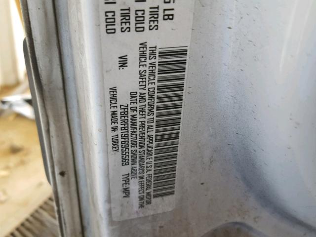 ZFBERFBT9F6955569 - 2015 RAM PROMASTER 白色 照片 10