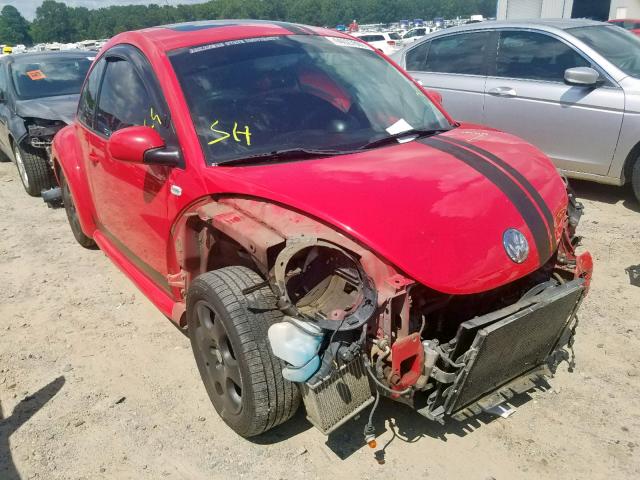 3VWCP21C02M403356 - 2002 VOLKSWAGEN NEW BEETLE წითელი ფოტო 1