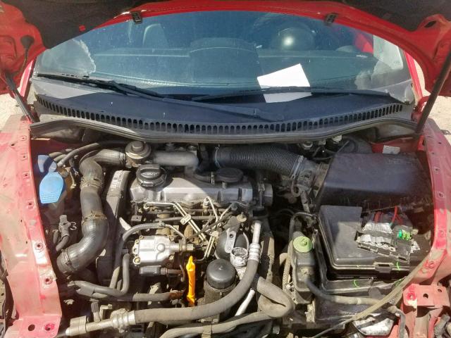 3VWCP21C02M403356 - 2002 VOLKSWAGEN NEW BEETLE წითელი ფოტო 7
