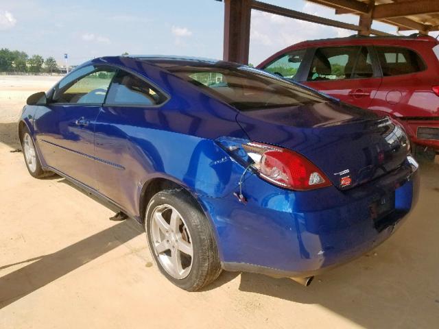 1G2ZH158764185206 - 2006 PONTIAC G6 GT BLUE photo 3