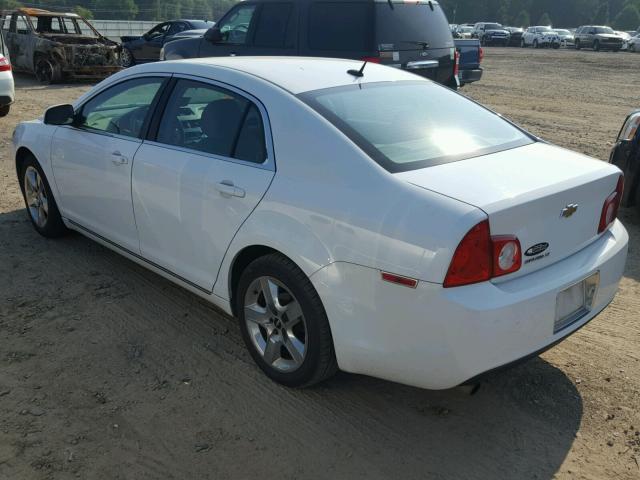 1G1ZC5EB2AF258159 - 2010 CHEVROLET MALIBU 1LT WHITE photo 3