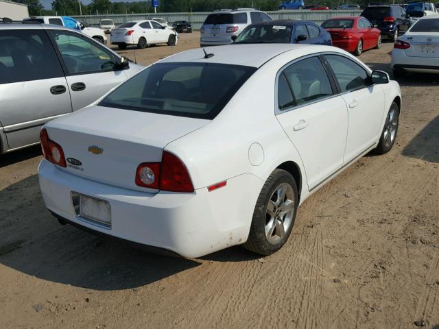 1G1ZC5EB2AF258159 - 2010 CHEVROLET MALIBU 1LT WHITE photo 4