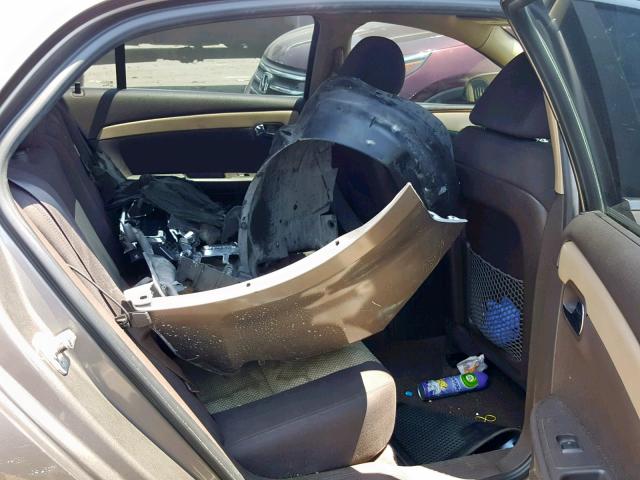 1G1ZC5EB2AF310342 - 2010 CHEVROLET MALIBU 1LT 棕色 照片 6