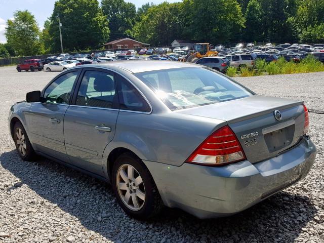 1MEFM40195G628716 - 2005 MERCURY MONTEGO LU TEAL photo 3