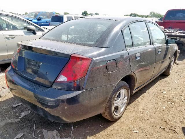 1G8AG52F94Z147427 - 2004 SATURN ION LEVEL BLACK photo 4