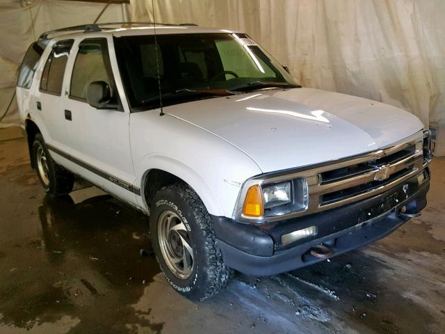 1GNDT13W3SK185304 - 1995 CHEVROLET BLAZER WHITE photo 1