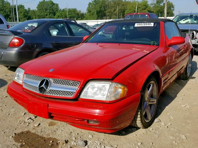 WDBFA68F7XF177864 - 1999 MERCEDES-BENZ SL 500 RED photo 2