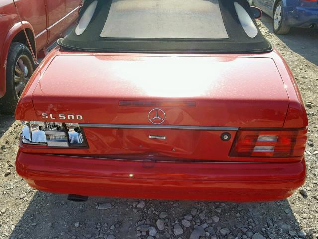 WDBFA68F7XF177864 - 1999 MERCEDES-BENZ SL 500 RED photo 6