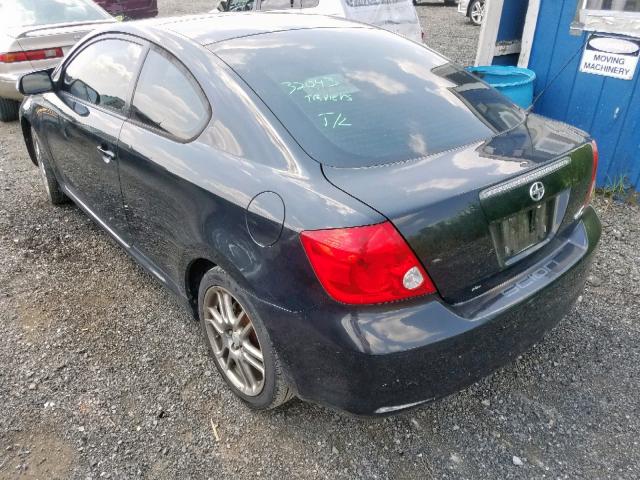JTKDE177770172296 - 2007 TOYOTA SCION TC შავი ფოტო 3