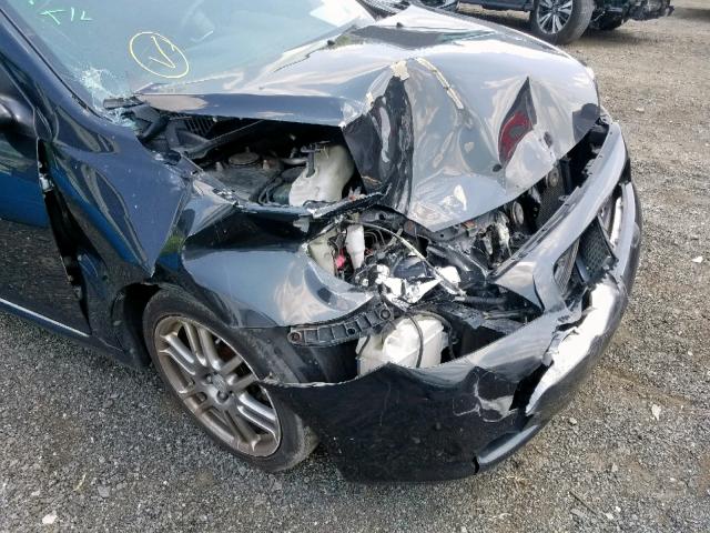 JTKDE177770172296 - 2007 TOYOTA SCION TC შავი ფოტო 9