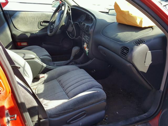 1G2WP52KXXF214975 - 1999 PONTIAC GRAND PRIX RED photo 5