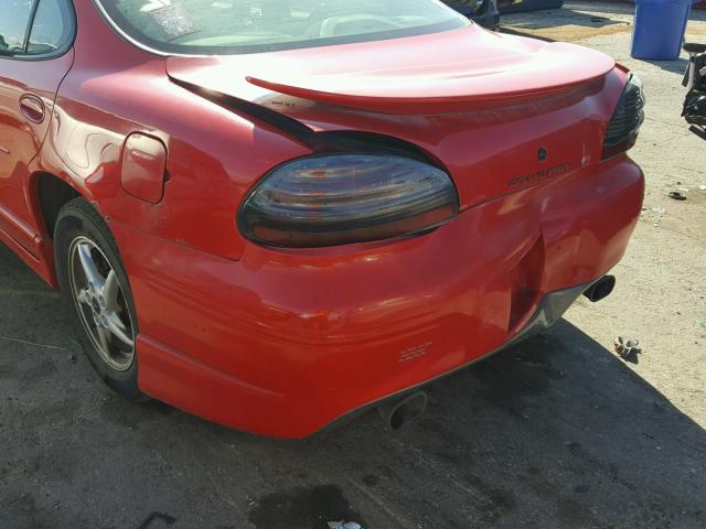 1G2WP52KXXF214975 - 1999 PONTIAC GRAND PRIX RED photo 9