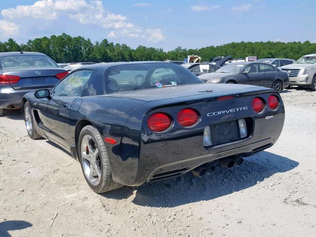 1G1YY12S225105962 - 2002 CHEVROLET CORVETTE Z BLACK photo 3