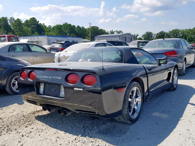 1G1YY12S225105962 - 2002 CHEVROLET CORVETTE Z BLACK photo 4