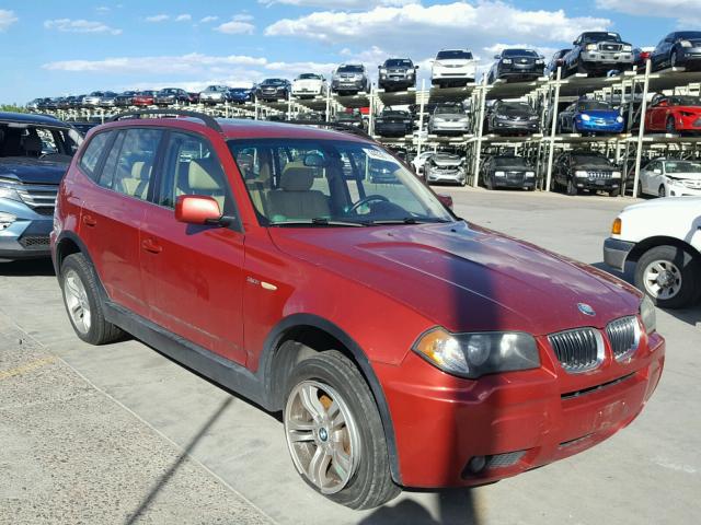 WBXPA93416WG79951 - 2006 BMW X3 3.0I RED photo 1