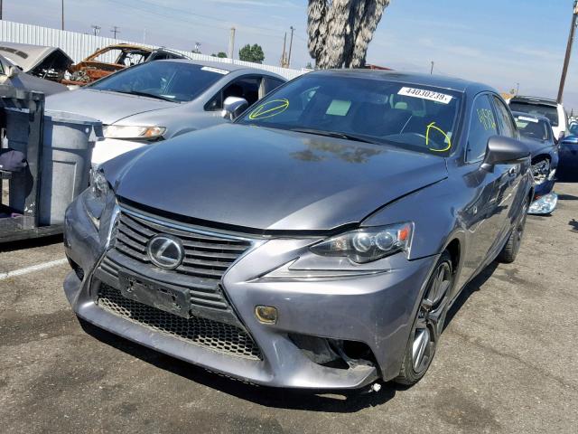 JTHBF1D25E5029835 - 2014 LEXUS IS 250 GRAY photo 2