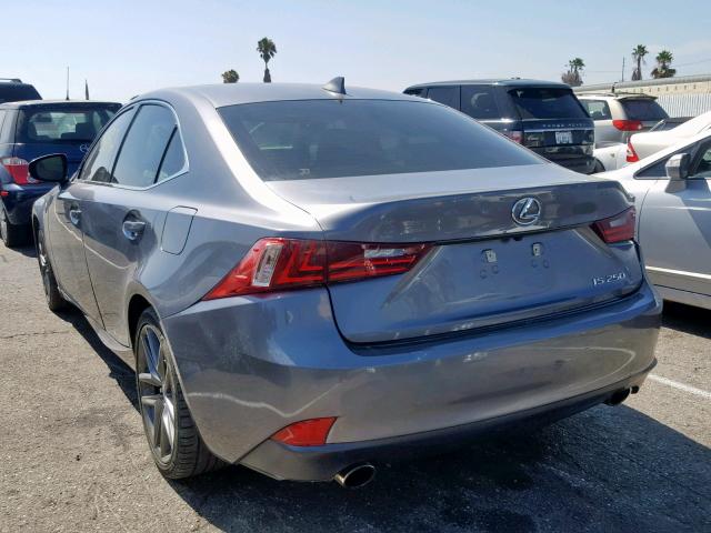 JTHBF1D25E5029835 - 2014 LEXUS IS 250 GRAY photo 3