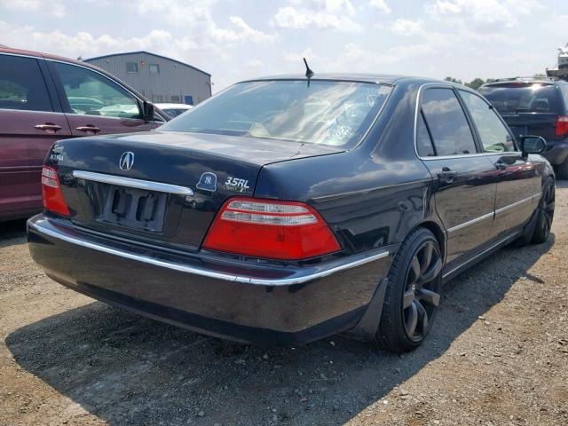 JH4KA96523C001004 - 2003 ACURA 3.5RL BLACK photo 4