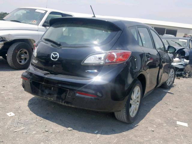 JM1BL1L76D1724953 - 2013 MAZDA 3 I BLACK photo 4