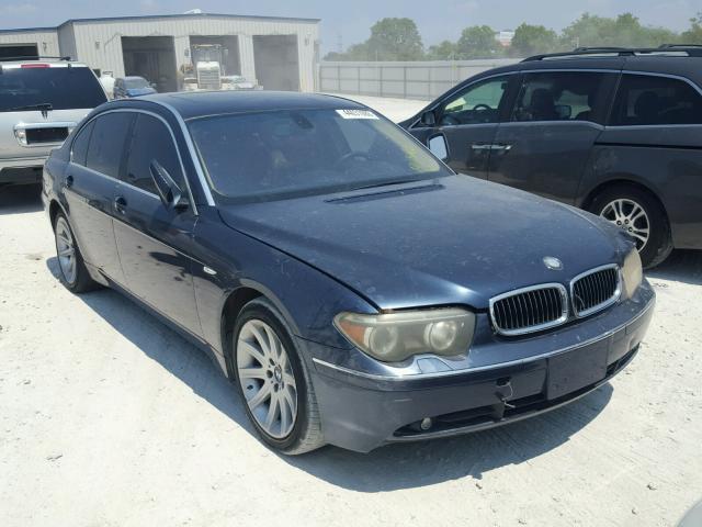 WBAGN63414DS48190 - 2004 BMW 745 LI BLUE photo 1