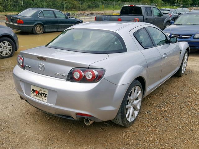 JM1FE17P290401101 - 2009 MAZDA RX8 SILVER photo 4