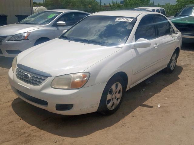 KNAFE121175477246 - 2007 KIA SPECTRA EX WHITE photo 2