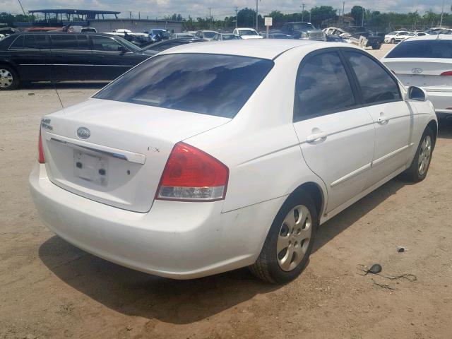 KNAFE121175477246 - 2007 KIA SPECTRA EX WHITE photo 4