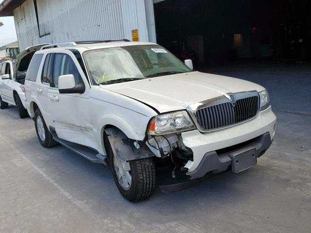 5LMEU68H93ZJ32500 - 2003 LINCOLN AVIATOR თეთრი ფოტო 1
