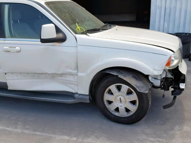 5LMEU68H93ZJ32500 - 2003 LINCOLN AVIATOR თეთრი ფოტო 9